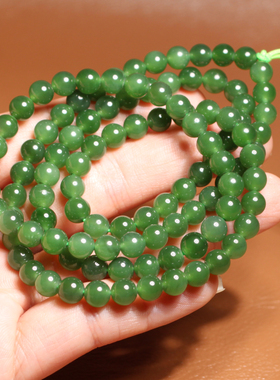 方言和田玉俄是吧正阳绿碧玉手串
