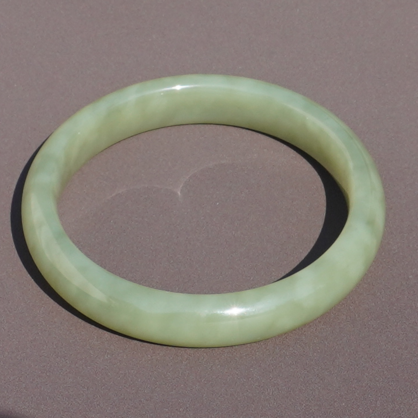 和田玉新疆油润细腻青黄口料手镯