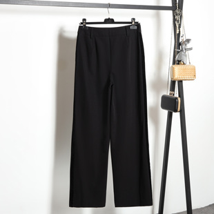 外贸原单女装时尚百搭显瘦女宽松休闲裤女宽松休闲裤设计垂感