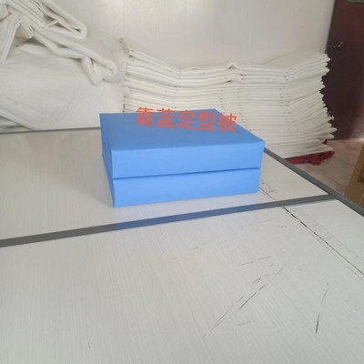 靠蓝色定型被内务被手工被无帆布纯棉叠被神奇豆腐块可以盖拆模型