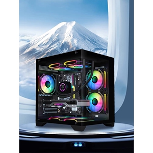 AOC海景房CG391台式电脑机箱MATX主机箱玻璃侧透240水冷