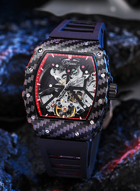 正品狄凡尼里查得森机械表爆款源头全自动陀飞轮防水夜光男士表