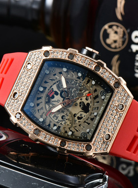 RM德米勒时尚多功能六针全自动非机械手表男高档帅气男士大表盘