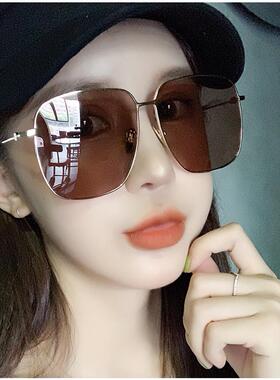 香港I.Tgreg新款超轻偏光太阳眼镜女韩版ins抗UV显瘦方形太阳眼镜