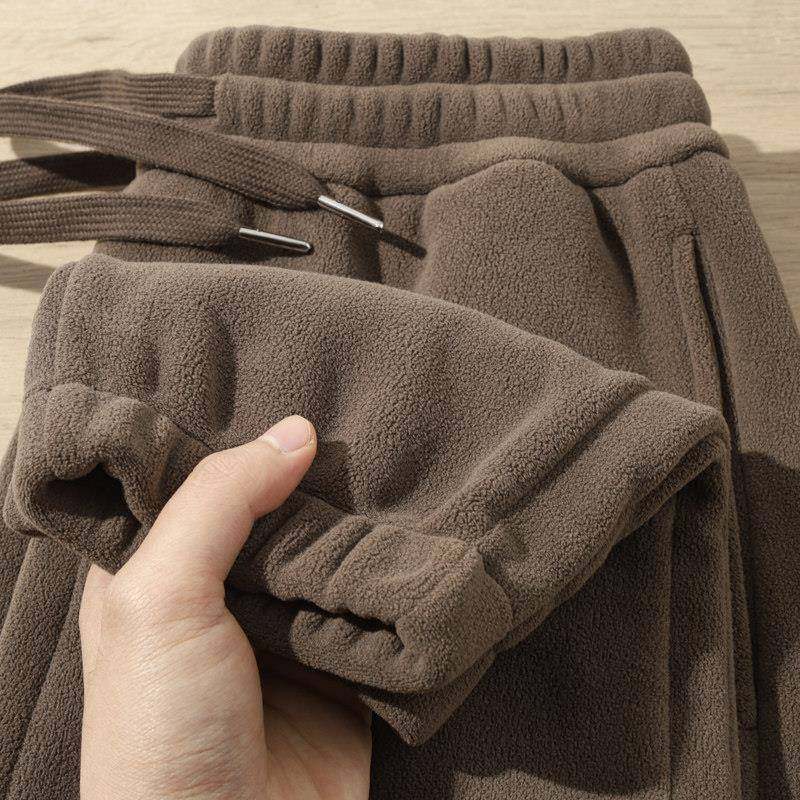 专柜款~严选优质面料！秋冬款加绒加厚双面奥粒绒保暖卫裤男女款