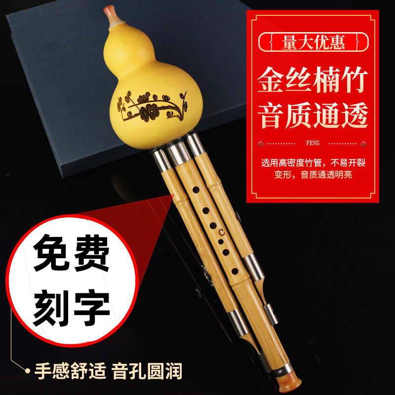 天然楠竹葫芦丝c调中小学生成人