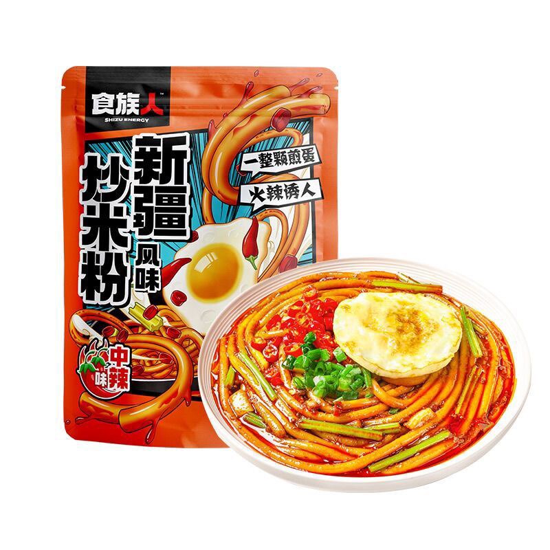 食族人新疆炒米粉358g*3袋装爆肚拌粉螺蛳粉麻酱米线酸辣粉米粉属于什么档次？