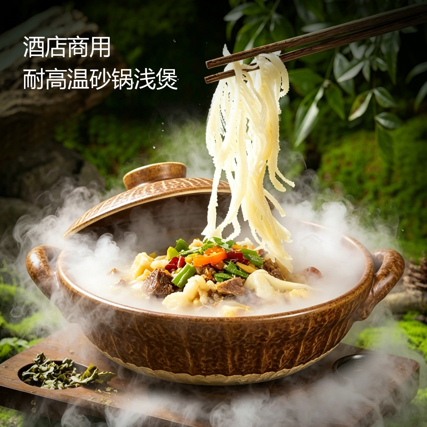 酒店家用浅口鱼头煲干烧不裂砂锅