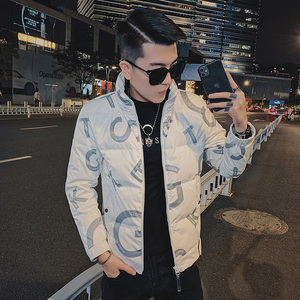 2022炸街款潮牌网红ins立领韩版男士休闲羽绒外套WY43/P135控175图片