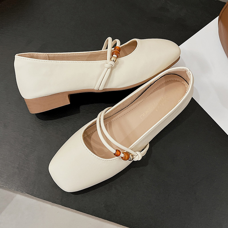 大码单鞋女41到43胖脚宽肥中跟玛丽珍鞋软底不累脚豆豆鞋晚晚瓢鞋,女鞋,玛丽珍鞋,淘宝优惠券,粉丝福利购,淘宝优惠卷