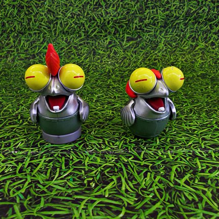 日本万代 喷射战士斯普拉遁splatoon3小鲑鱼 喷喷食玩印章小手办