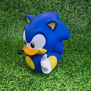 正版散货 小鸭子 周边 刺猬 索尼克 夏特 大号小摆件 手办 模型