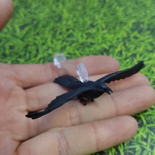 鼬手办配件 乌鸦 鸟类 道具 diy场景 正版 暗黑系 散货黑鸟类配件