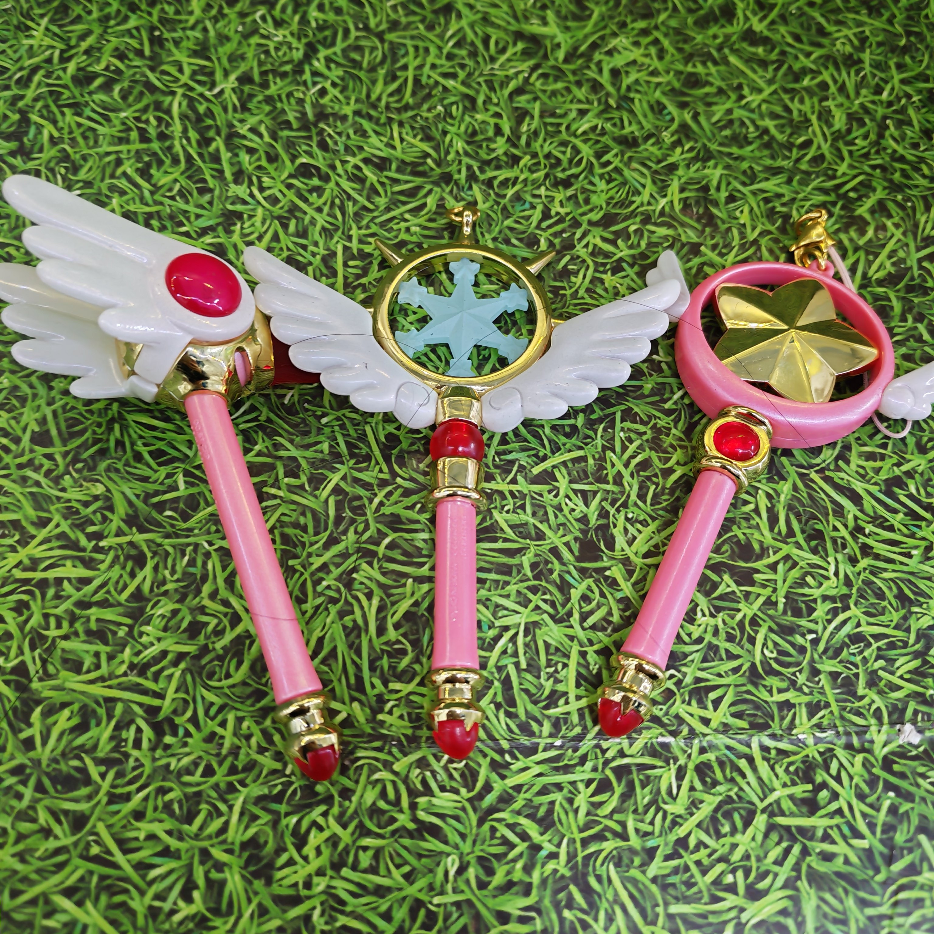 正版散货 日版魔卡少女樱 小樱魔杖东京展 限定版封印的魔杖挂件