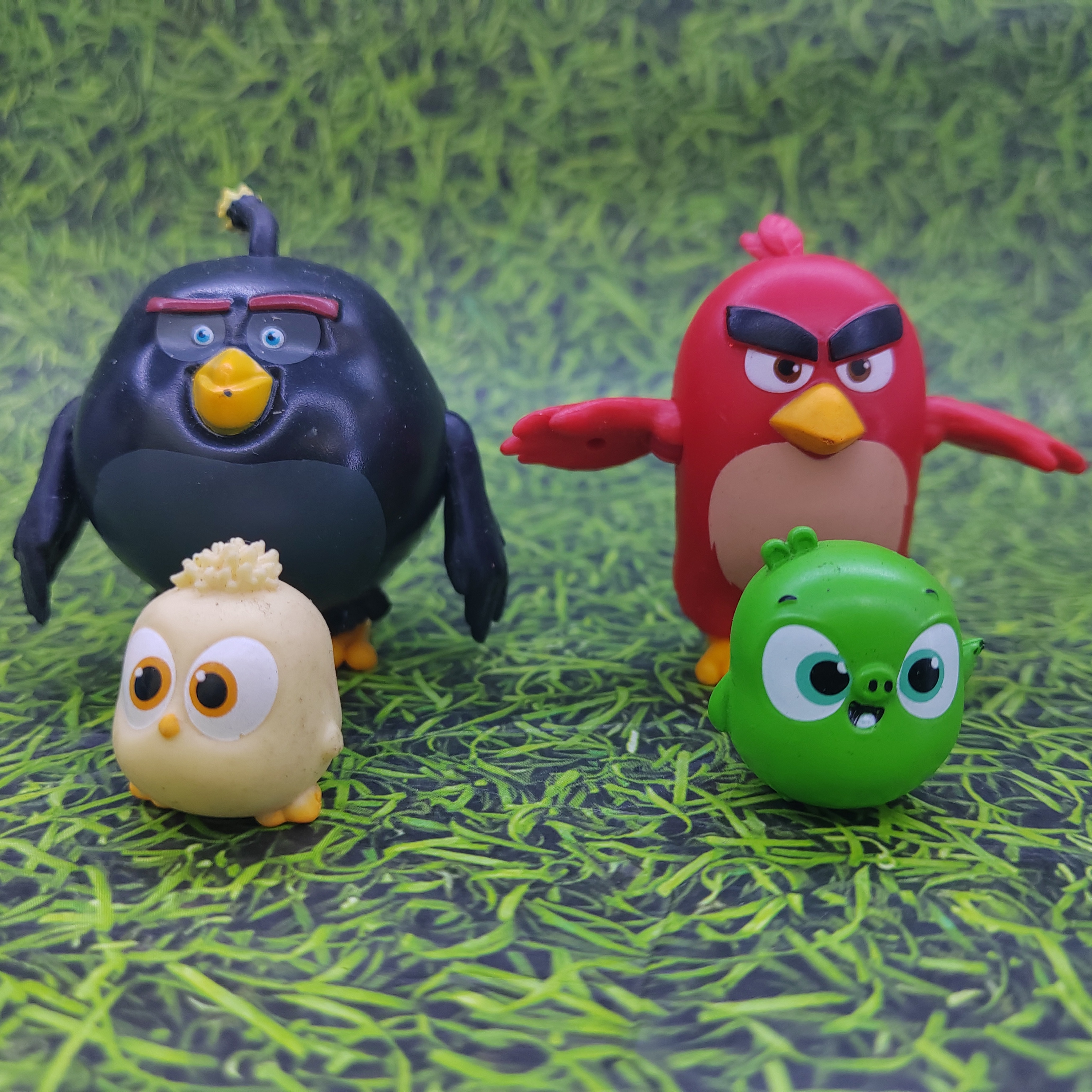 正版散货愤怒的小鸟系列小鸟公仔手办模型玩具摆件