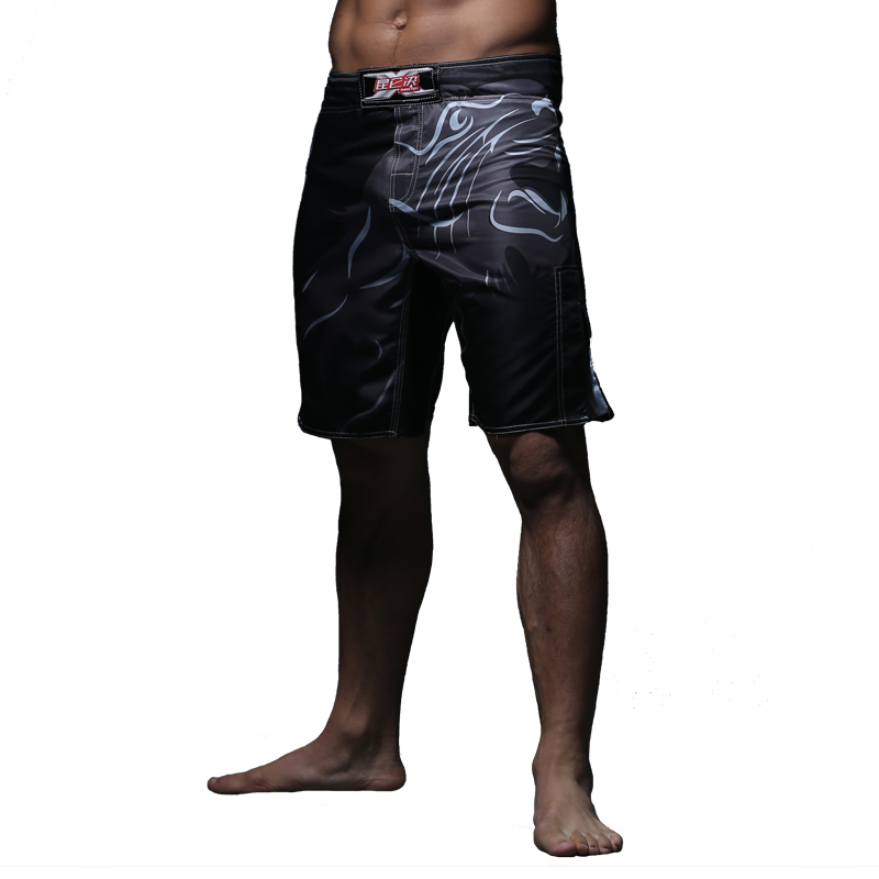昆侖決夏季速干MMA搏擊訓練中長五分褲UFC泰拳格斗健身運動短褲男