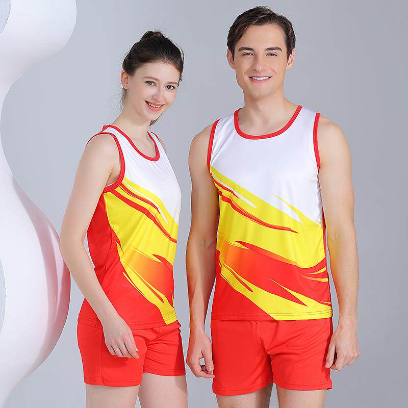 田径训练服男定制长跑比赛服装体考运动背心短跑马拉松跑步套装女