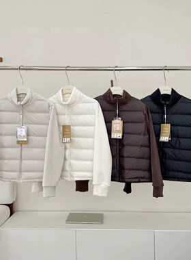 轻盈保暖立领修身运动羽绒服外套