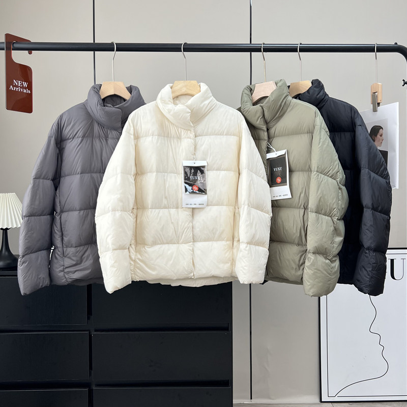 轻柔保暖90白鸭绒云感羽绒服冬新