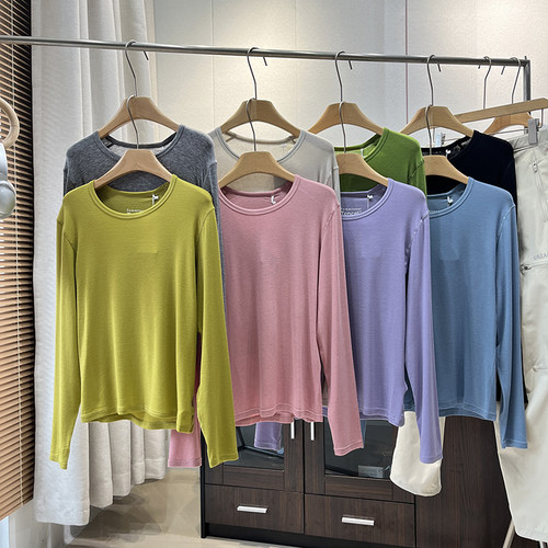 美利奴羊毛速干排汗运动打底T恤