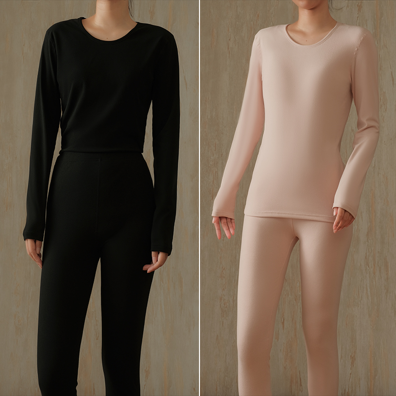 羊绒蛋白保暖秋衣套装女保暖内衣