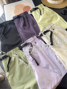 牛货!259+!凉皮机能防晒短裤凉感吸湿速干户外工装短裤夏新款女