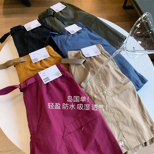 户外尼龙防泼水工装短裤五分裤夏