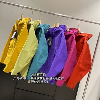 防风防水三防软壳连帽冲锋衣外套