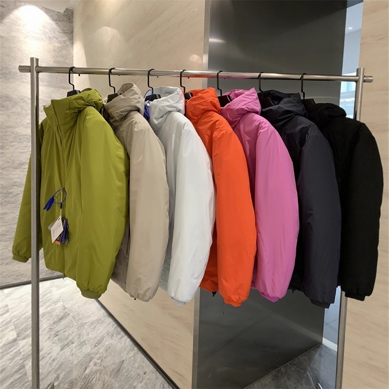 防风防泼水P棉蓬松保暖连帽棉服