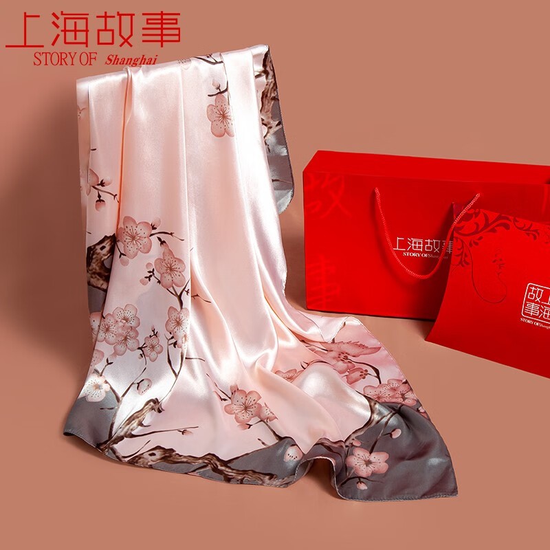 上海的故事礼物丝巾妈妈披肩女仿围巾/丝巾/披肩