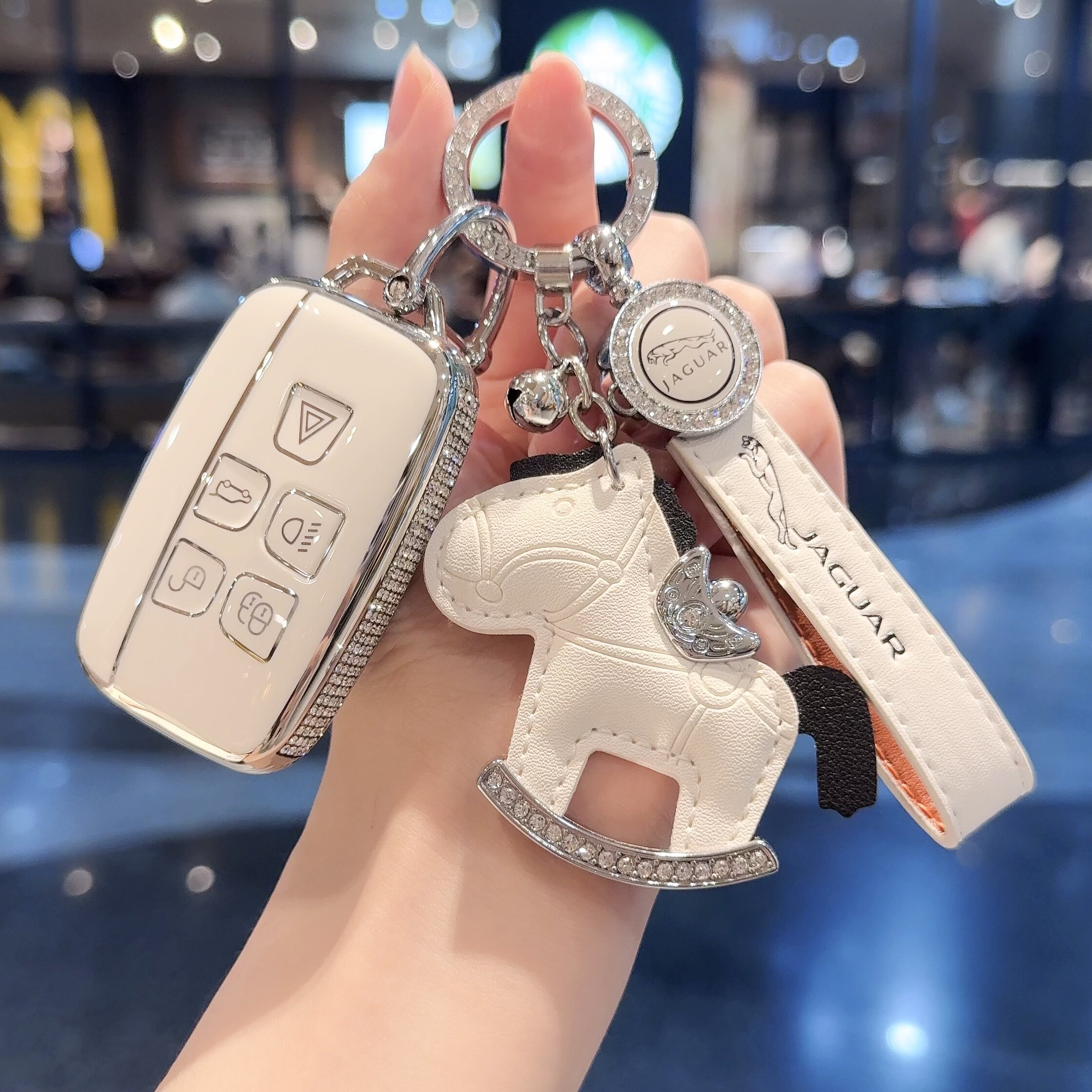 适用于捷豹xfl钥匙套xel车epace包fpace壳ftype扣ipace壳xj女套xe