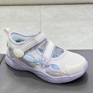 江博士专柜正品2025春新款女童二段透气学步运动鞋1B16A2004BW