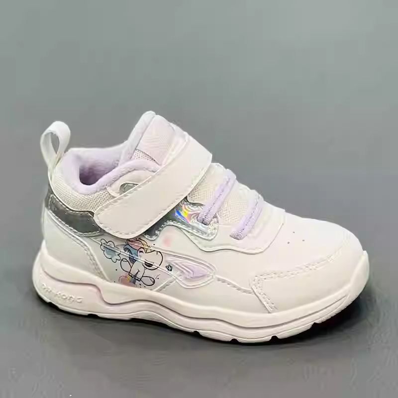 江博士加绒专柜正品冬款高帮女童二阶段机能鞋学步鞋B1403570A