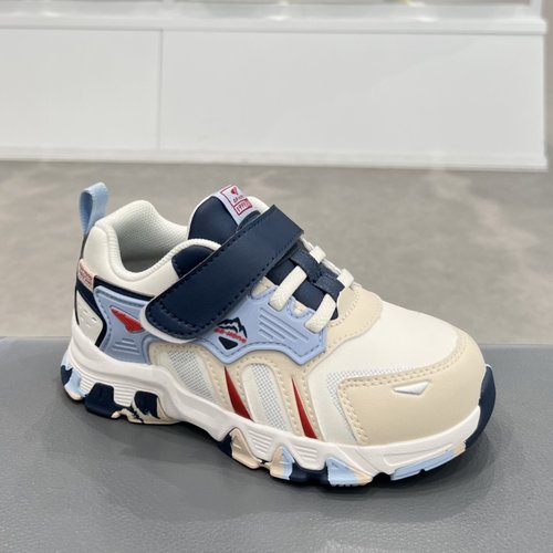 江博士专柜正品2025秋冬四季男童二段透气学步运动鞋1B14A4038AM