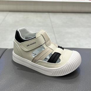 江博士专柜2024夏男童宝宝二阶段透气包头防滑学步凉鞋B1404278