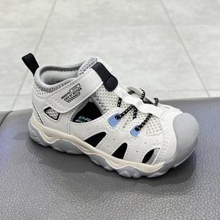 江博士专柜2024夏男童宝宝二阶段防水包头防滑学步凉鞋B1404220