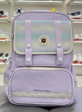 江博士新专柜正品女童3-5年级学生双肩书包减负M小码1Z12A3024AW