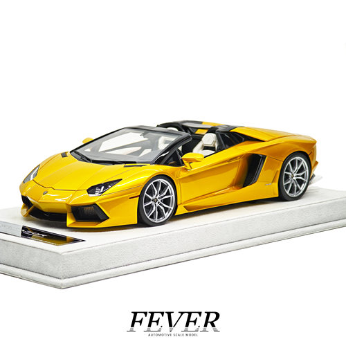 HH Model兰博基尼Aventador LP700-4 Roadster电光金树脂汽车模型