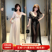 遮手臂遮肉短袖 设计感夜场长裙KTV选秀工装 性感低胸显瘦连衣裙女