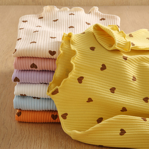 女童纯棉打底衫a类秋冬宝宝内搭