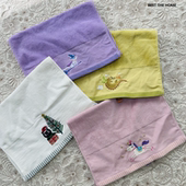 100%棉割绒儿童 绣花毛巾 面巾 出口美洲品牌订单 OEKO TEX标准