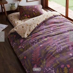 日本原单 千家经典全棉绒布配法兰绒床上用品 枕套 被套 床笠