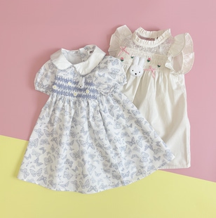 日单米菲miffy春夏新款女童宝宝可爱卡通连衣裙裙子