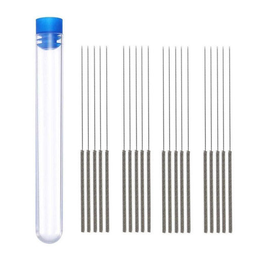细针超细钢针喷嘴通针喷头特细喷丝细长煤气灶灶头炉具清理不锈钢