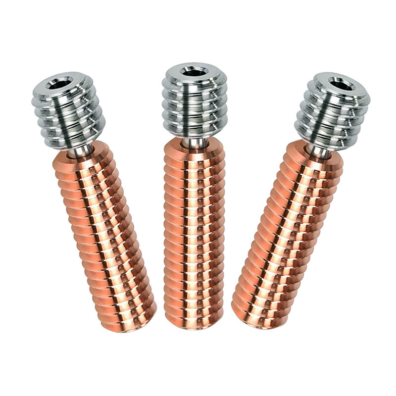 3d打印机配件 双金属喉管进料管 钛合金铬锆铜mk8喷头喉管1.75mm