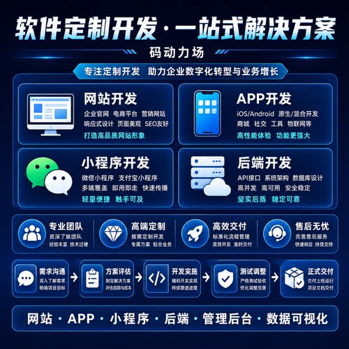 软件定制APP小程序网站AI外包