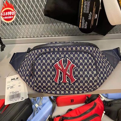 mlb韩国休闲风软把洋基队斜挎包