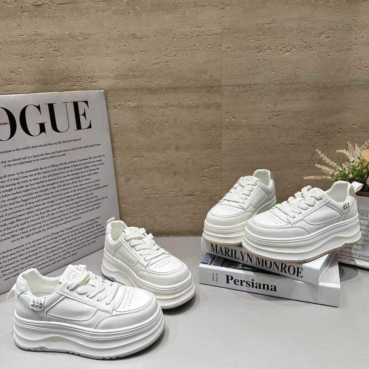 巴宝秀松糕厚底增高小白鞋女2026新款春季爆款小个子休闲运动板鞋,女鞋,棉鞋,淘宝优惠券,粉丝福利购,淘宝优惠卷