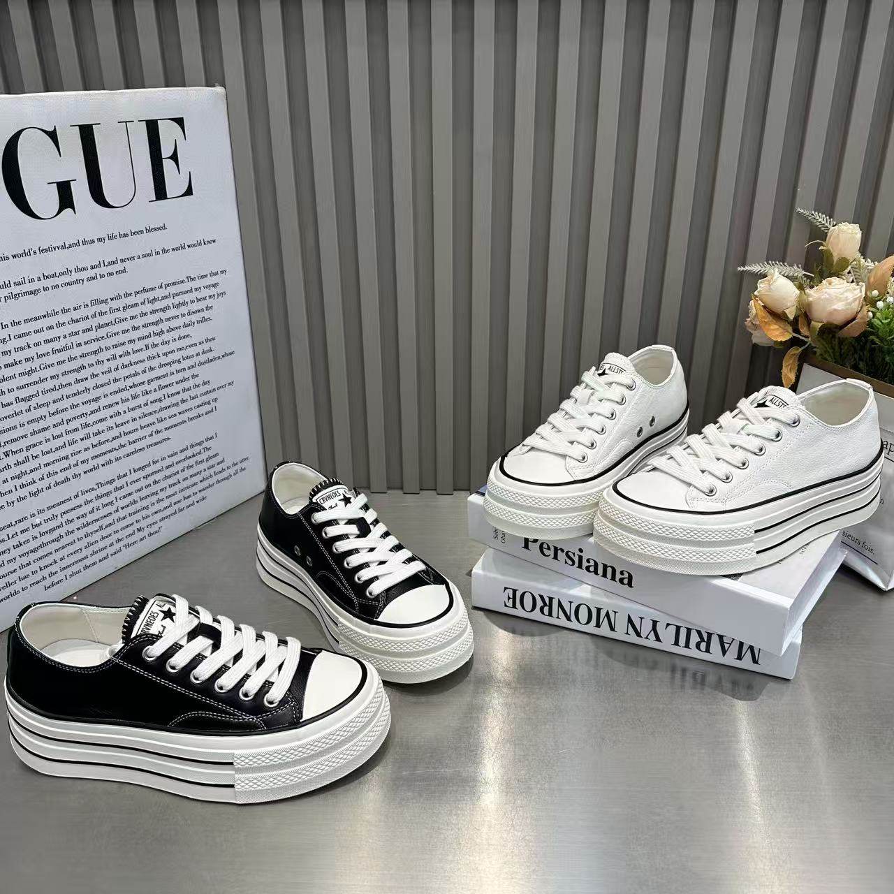 欧货厚底增高小个子休闲鞋女2026年新款春季休闲经典百搭松糕板鞋,女鞋,棉鞋,淘宝优惠券,粉丝福利购,淘宝优惠卷