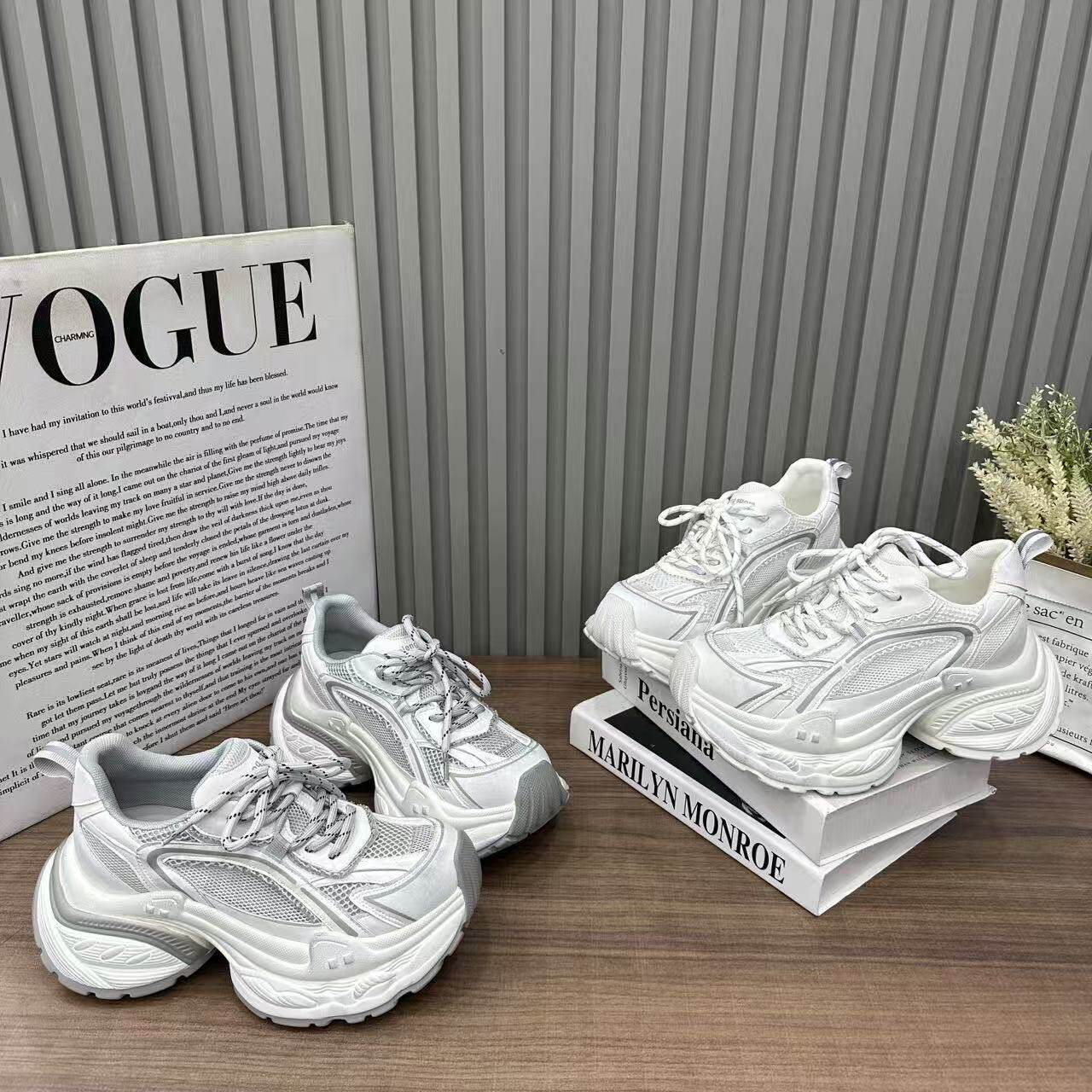 欧洲站小个子厚底老爹鞋女2026新款春夏不累脚增高休闲运动跑步鞋